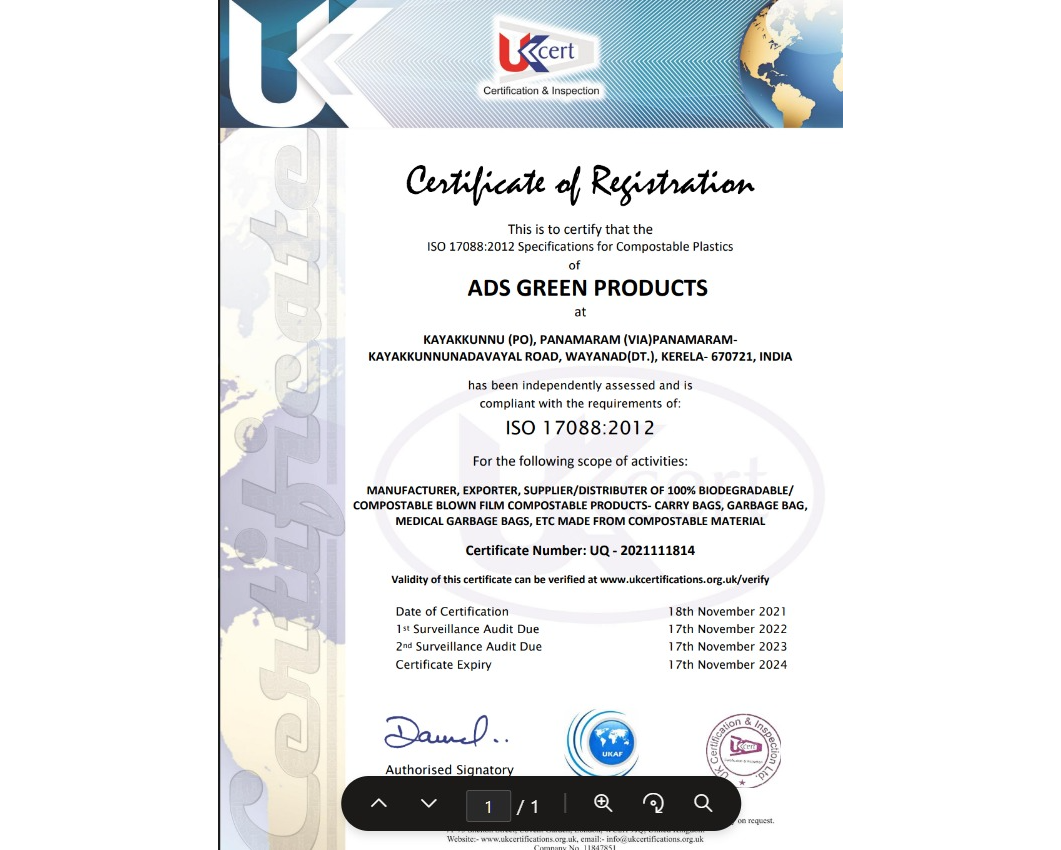 Certification
